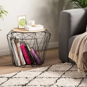 Rabatter Elida Sidobord 43 cm Trä/Natur - Möbler