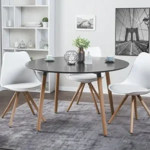 Bovio Matbord 120 cm Svart - Möbler Populär