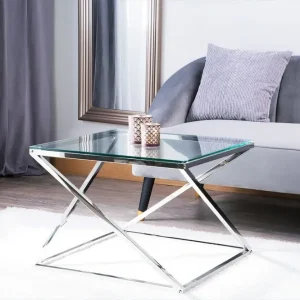 Beverly Soffbord 60 cm Silver - Möbler Erbjudandepris