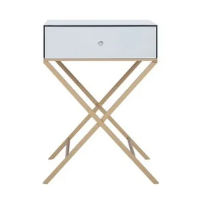 Rabatter Vivy Sidobord 50 cm Silver - Möbler