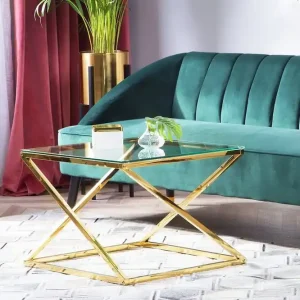 Beverly Soffbord 60 cm Guld - Möbler I lager