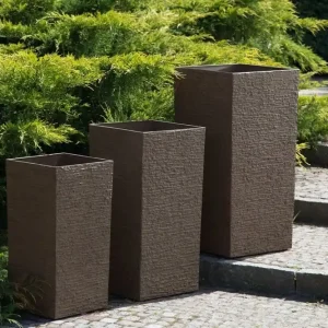 Nedsatt pris Gaza Kruka 35 cm Brun - Trädgård & spabad