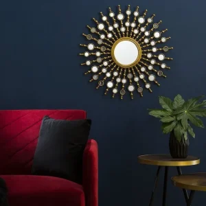 Fynd Blois Spegel 70 cm Guld - Inredning