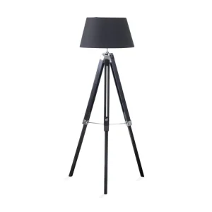 Utförsäljning Madeira Golvlampa 143 cm Svart - Belysning & el
