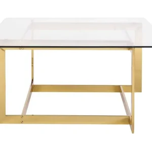 Populär Crystal Soffbord 80 cm Guld - Möbler