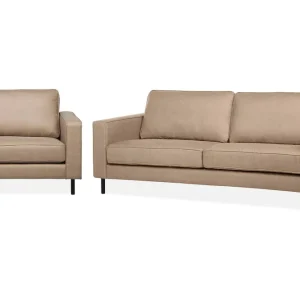 Savalen Soffgrupp 3-Sits+Fåtölj Beige - Möbler Rabatt