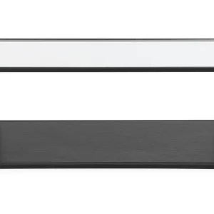 Medora Soffbord 100 cm med Förvaring Hylla Svart - Möbler Begränsat erbjudande