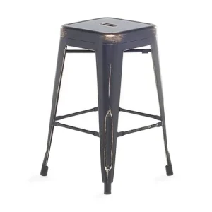 Kampanj Cabrillo Barstol 42 cm Svart - Möbler