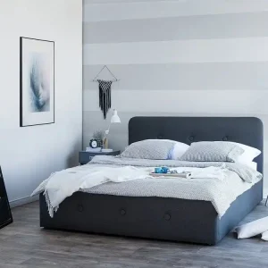 Bedly Rennes Dubbelsäng 140|200 cm Grå - Möbler I lager