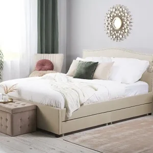 Bedly Montpellier Dubbelsäng 180|200 cm Beige - Möbler Reapris