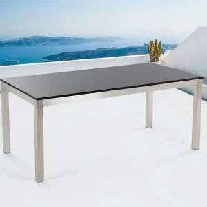 Populärt val Grosseto Trädgårdsbord 180 cm Svart - Utemöbler