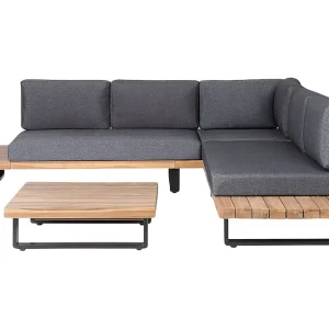 Mykonos Loungegrupp Utomhus 256 cm Trä/Natur - Utemöbler Fynd