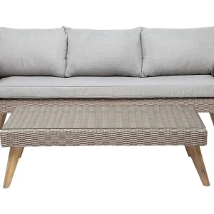 Billigare Vittoria xl Loungegrupp Utomhus 120 cm Trä/Natur - Utemöbler