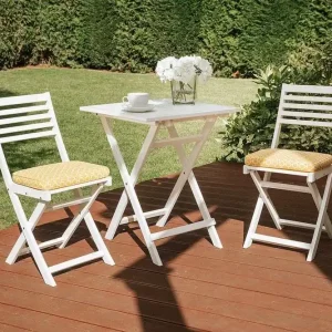 Populär Fiji Balkongset 60 cm Gul - Utemöbler