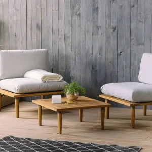 Frascati Balkongmöbelset 80 cm Grå - Utemöbler Kundfavorit