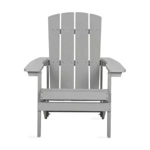 Lägg i varukorgen Adirondack Däckstol 88|75|88 cm Grå - Utemöbler