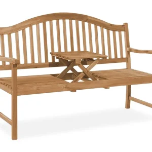 Hilo Trädgårdsbänk 150 cm Trä/Natur - Utemöbler Snabb frakt