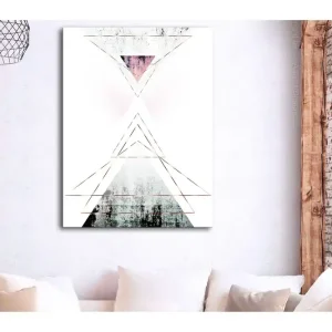 Tavla Geometric Abstraction (1 Part) Vertical 60x90 Artgeist sp. z o. o. - Inredning Nyhet