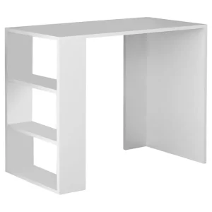 Fynd Furny Home Skrivbord 90 cm med Förvaring Hylla Vit - Möbler