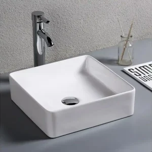 Nedsatt pris Kvadratiskt handfat/tvättställ - 37cm - Hus & renovering