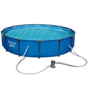 Bestway Ovanmarkpool 4,3m diameter - Trädgård & spabad Endast idag