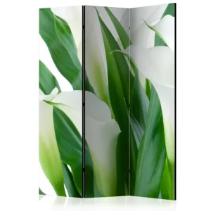 Begränsat erbjudande Rumsavdelare Bunch of Flowers - Callas 135x172 cm Artgeist sp. z o. o. - Inredning