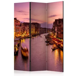 Handla nu Rumsavdelare City of Lovers, Venice by Night 135x172 cm Artgeist sp. z o. o. - Inredning