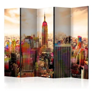 Rumsavdelare Colors of New York City III 225x172 cm Artgeist sp. z o. o. - Inredning Populär