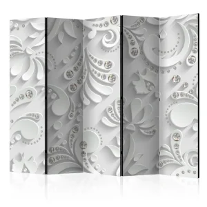 Sista chansen Rumsavdelare Flowers with Crystals II 225x172 cm Artgeist sp. z o. o. - Inredning