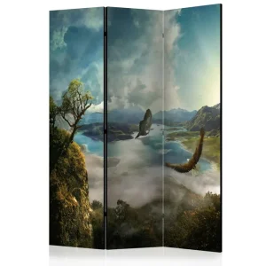 Köp nu Rumsavdelare Flight over the Lake 135x172 cm Artgeist sp. z o. o. - Inredning