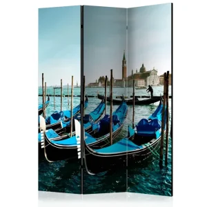 Rumsavdelare Gondolas on the Grand Canal, Venice 135x172 cm Artgeist sp. z o. o. - Inredning Lågt pris