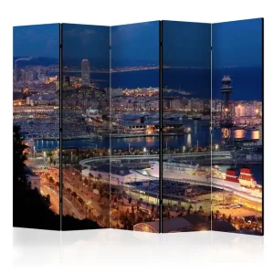 Rumsavdelare Illuminated Barcelona II 225x172 cm Artgeist sp. z o. o. - Inredning Reapris