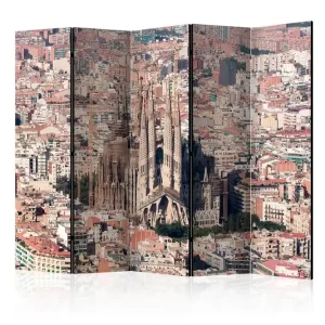 Billig Rumsavdelare Heart of Barcelona II 225x172 cm Artgeist sp. z o. o. - Inredning