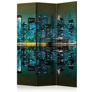 Extra rabatt Rumsavdelare Gold Reflections - NYC 135x172 cm Artgeist sp. z o. o. - Inredning