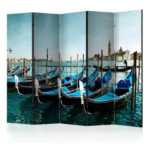 Trygg betalning Rumsavdelare Gondolas on the Grand Canal 225x172 cm Artgeist sp. z o. o. - Inredning