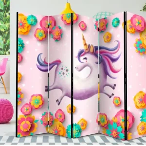 Sänkt pris Rumsavdelare Lithe Unicorn II 225x172 cm Artgeist sp. z o. o. - Inredning