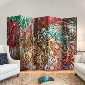 Reapris Rumsavdelare Mandala: Copper Garden II 225x172 cm Artgeist sp. z o. o. - Inredning