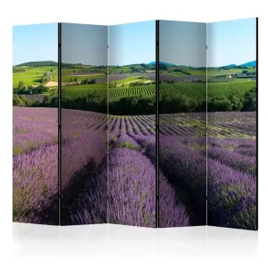 Expressleverans Rumsavdelare Lavender Fields II 225x172 cm Artgeist sp. z o. o. - Inredning