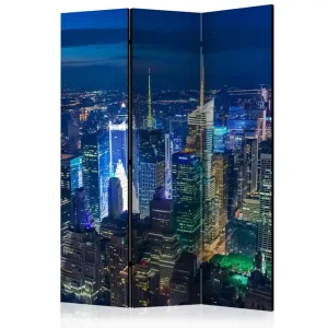 Rumsavdelare Manhattan - Night 135x172 cm Artgeist sp. z o. o. - Inredning Premium