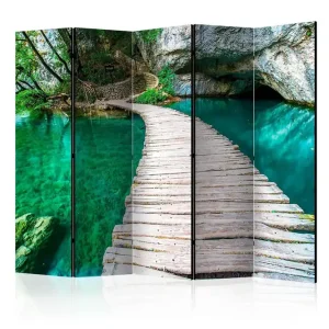 Rumsavdelare Plitvice Lakes National Park 225x172 cm Artgeist sp. z o. o. - Inredning Nyhet