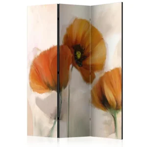 Rumsavdelare Poppies - Vintage 135x172 cm Artgeist sp. z o. o. - Inredning Utförsäljning