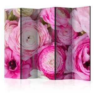 Rumsavdelare Ranunculus Flowers II 225x172 cm Artgeist sp. z o. o. - Inredning Extra rabatt