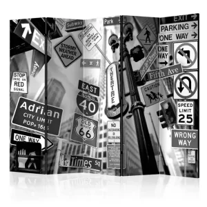 Rumsavdelare Roads To Manhattan II 225x172 cm Artgeist sp. z o. o. - Inredning Kundfavorit
