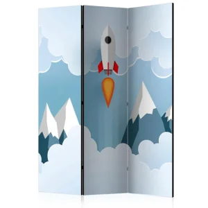 Rumsavdelare Rocket in the Clouds 135x172 cm Artgeist sp. z o. o. - Inredning Endast idag