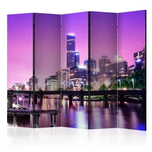 Rumsavdelare Purple Melbourne II 225x172 cm Artgeist sp. z o. o. - Inredning Rabatter