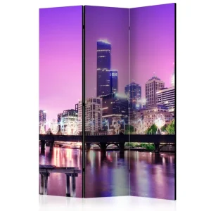 Begränsat erbjudande Rumsavdelare Purple Melbourne 135x172 cm Artgeist sp. z o. o. - Inredning
