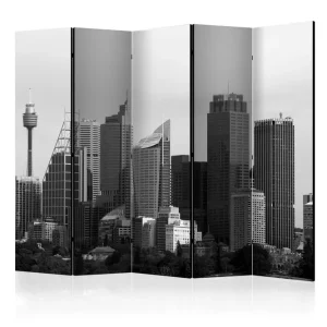 Rumsavdelare Skyscrapers in Sydney II 225x172 cm Artgeist sp. z o. o. - Inredning Utförsäljning