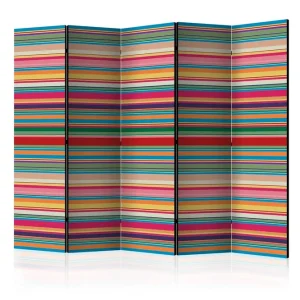 Rumsavdelare Subdued Stripes II 225x172 cm Artgeist sp. z o. o. - Inredning Köp nu