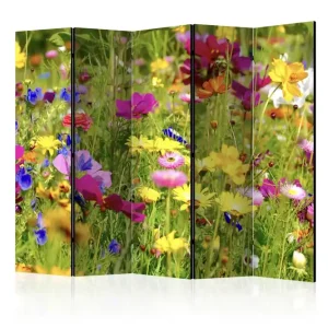 Billigare Rumsavdelare Summer Flowers II 225x172 cm Artgeist sp. z o. o. - Inredning