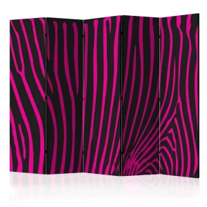 Rumsavdelare Zebra Pattern Violet II 225x172 cm Artgeist sp. z o. o. - Inredning Beställ idag